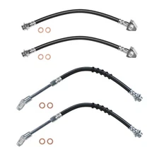 Sunsong Front & Rear Brake Hydraulic Hose Kit for Chevrolet Crovette 1984-1987