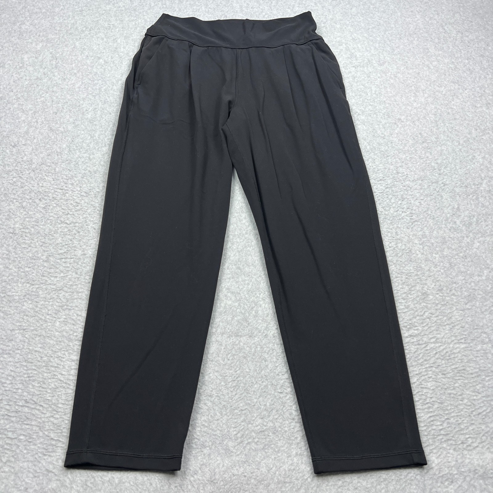 Athleta Elation Pant Womens Medium Black Pull On Stretch Pockets Yoga Athleisure