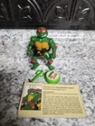 1991 HEADDROPPIN’ RAPH Teenage Mutant Ninja Turtles With Card TMNT Vintage