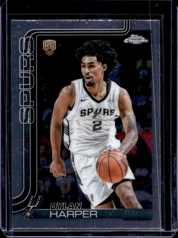 2025-26 Topps Chrome Dylan Harper RC Rookie #252 Spurs