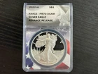 2022-W PROOF ANACS - PR70 DCAM American Silver Eagle Adv Release - ME5763