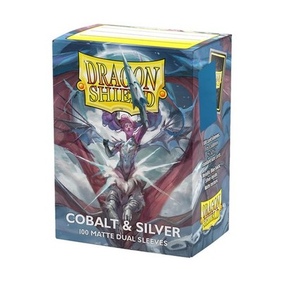 Dragon Shield Sleeves - Special Edition Matte Dual: Anniversary - Blue/Silver 10