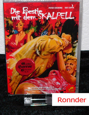 Die Bestie mit dem Skalpell (1968) DVD mit Peter Cushing - OOP - Neu & OVP