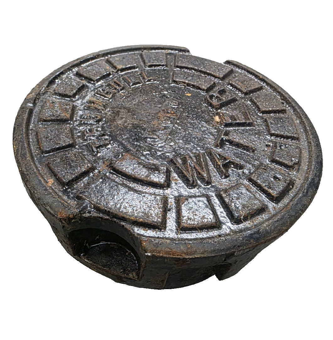 Cast Iron Valve Box Cover/Lid fits Standard 5-1/4