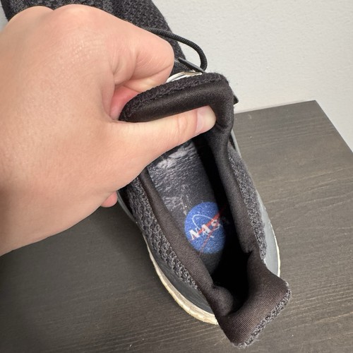 Adidas NASA x UltraBoost DNA Mens 12 Black Carbon Athleisure Running Streetwear - Picture 17 of 22