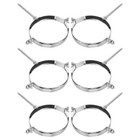  6 Pcs Chimney Pipe Holder Stainless Steel Air Conditioning Buckle