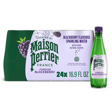 Maison Perrier Sparkling Water, Blackberry, 16.9 fl. oz., 24 pk.