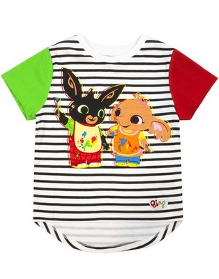 Bing Bunny Weiß Bing, Sula Kurzärmeliges T-Shirt Unisex Kinder