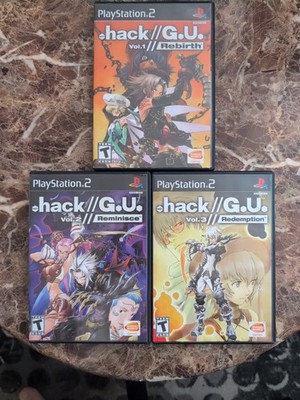 Sony - PS2 - Dot.Hack G.U.  1, 2 & 3 - CIB - Near Mint
