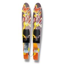 HO SPORTS Club Trainer 45.5” Trainer Water Skis Fiberglass Reinforced Wide Tail