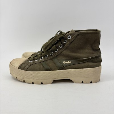 Gola Womens Size 9 Coaster Peak Olive Green Sneakers Lace Up