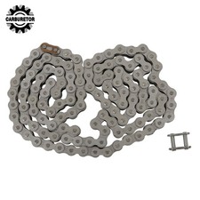 10 Feet 80 Carbon Steel Roller Chain Connecting Links 1 Connector