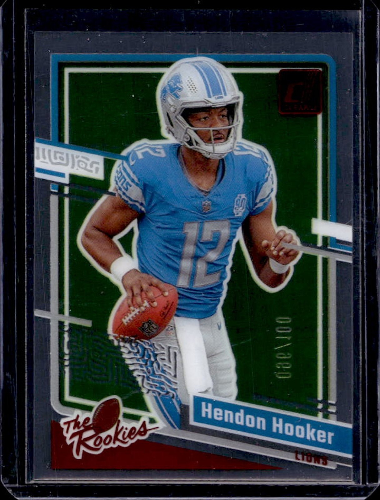 Hendon Hooker Panini Clearly Donruss Clearly the Rookies #8 Red
