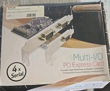 Syba SD-PEX15011 4 Port DB9 Serial RS-232 PCI-e 1.0 x1 Card