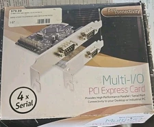 Syba SD-PEX15011 4 Port DB9 Serial RS-232 PCI-e 1.0 x1 Card