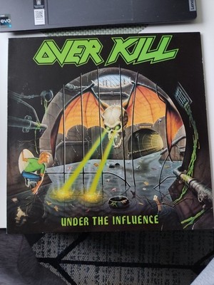 OVERKILL -UNDER THE INFLUENCE- 1ST PRESS LP VINYL 1988