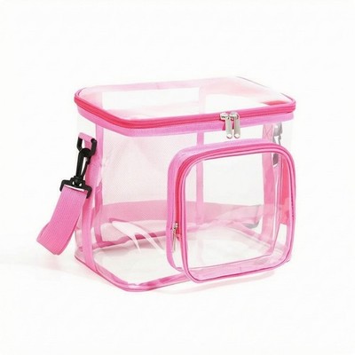 Transparente PVC Aufbewahrungstasche Transparent Trageartikel Fronttasche