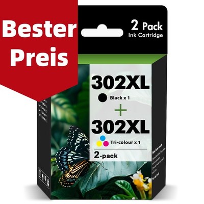 DRUCKER PATRONEN für HP 302 XL OfficeJet 3636 3630 3831 3833 3835 3830 Envy 4525