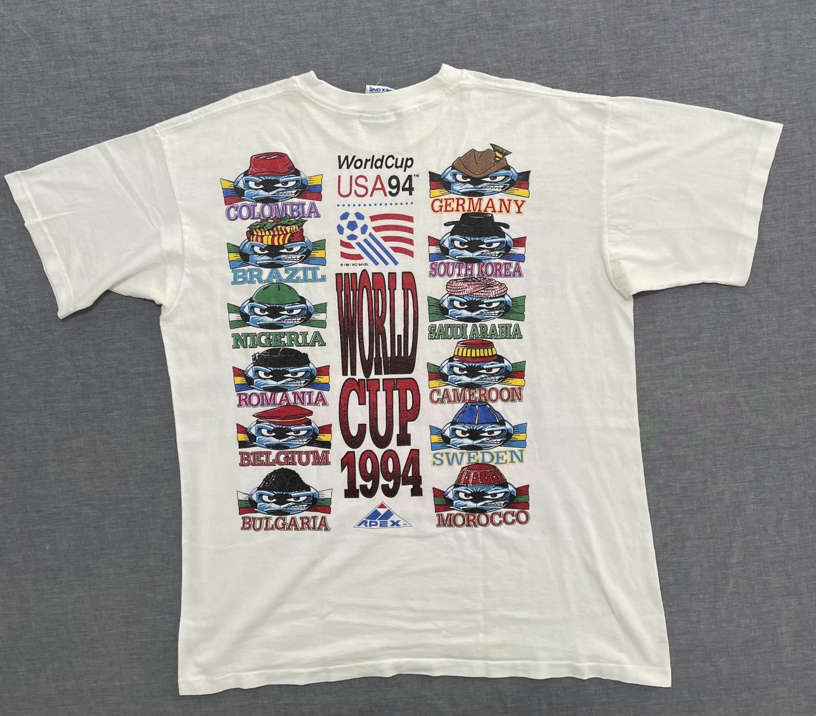 USA '94 World Cup Apex All-Nations Flags Tee