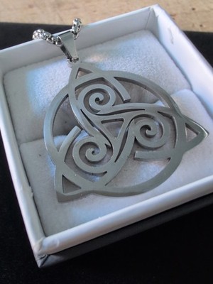 Surgical Steel Hand Lasered Artist Created Nordic Viking Irish Protection...