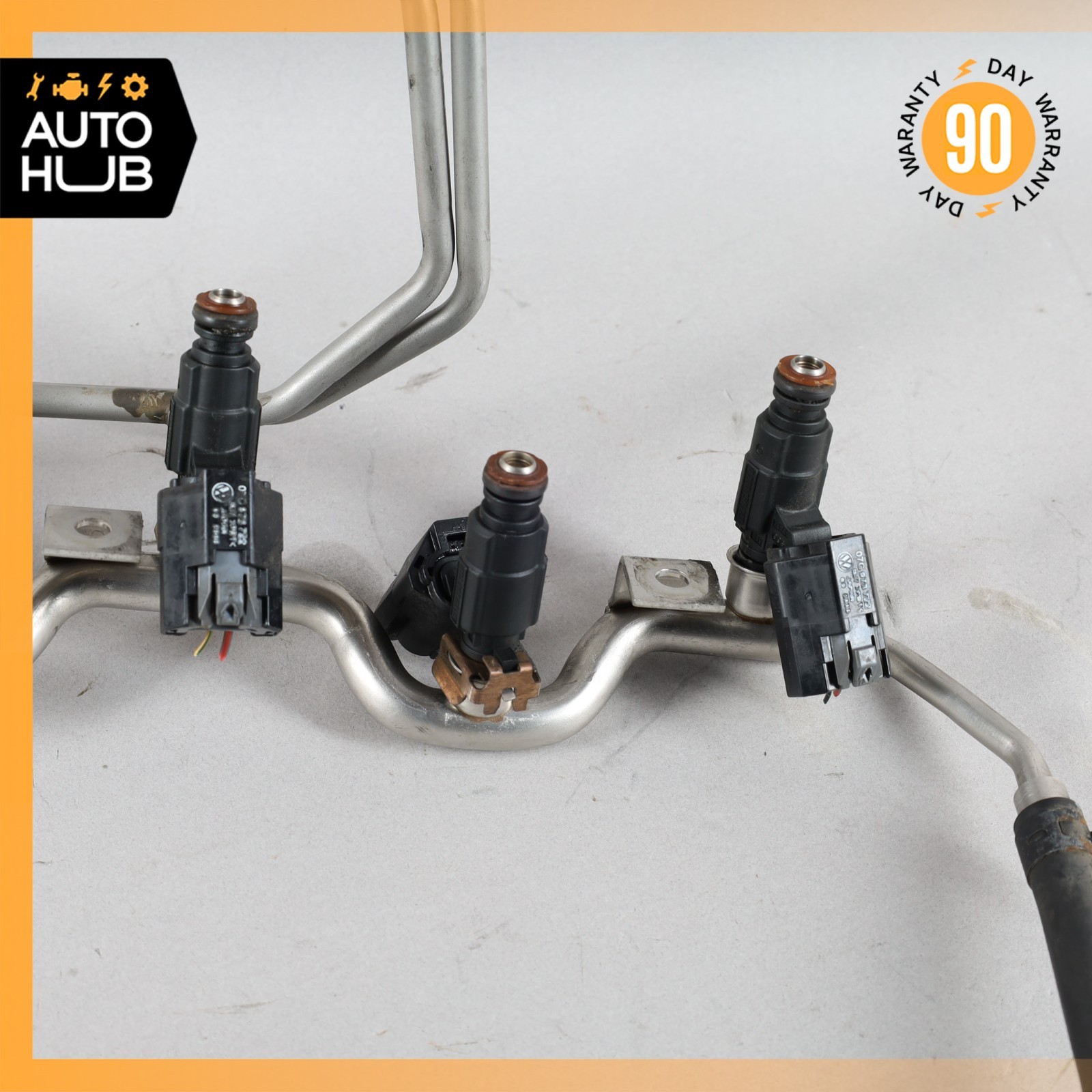 03-13 Bentley Continental GTC GT Flying Spur 6.0L W12 Fuel Injector Rail OEM