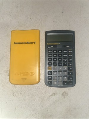 Calculated Industries Construction Master 5 Calculator. Construction Calculator
