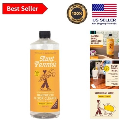 Plant-Based Ultra Concentrated Lemon Scent Hardwood Cleaner - 32 oz Eco Friendly