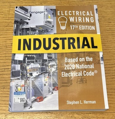 Industrial Electrical Wiring (S.L. Herman) 17th ed. 2020-2021 paperback textbook