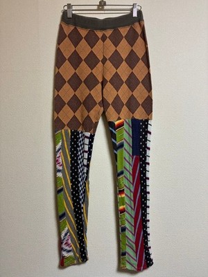 USED KAPITAL PATCHWORK EASY PANTS (WINDAY LEGGINGS) GOOD