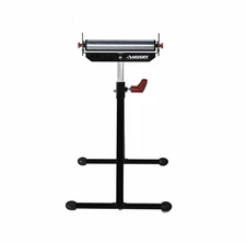 Husky 23 in. to 43 in. Stationary Steel Roller Stand with Edge Guide