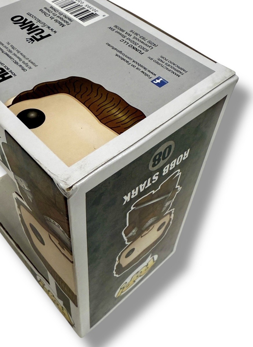 Funko Pop! Game of Thrones # 08 - Robb Stark BOX CREASES Vinyl