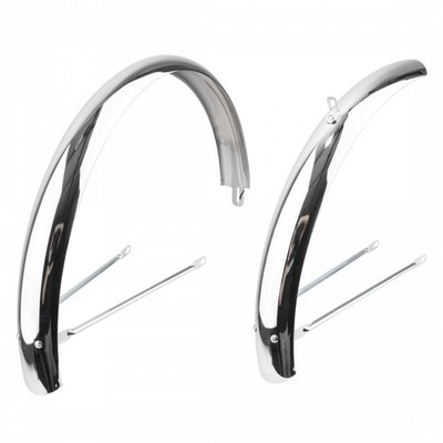 Wald Middleweight 952 Bike Fender Set, Chrome Steel Full Coverage for 26''x1.75