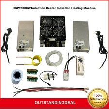 5KW/5000W Induction Heater w/ 70ML Crucible Air Switch and Power Supplies ot25