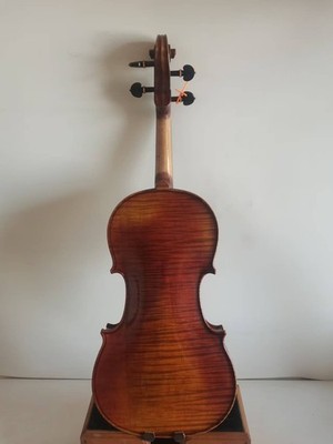 4/4 violin Stradi Model Flamed maple back spruce top hand Antique Style K3665