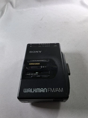 Vintage SONY Walkman WM-F2065 AM/FM Radio Cassette Tape Player *Missing Button**