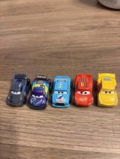 Disney Pixar Cars Mini Racers Diecast Metal Cars Lot Of 5 Mini Racers