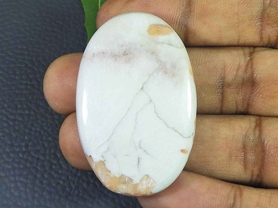 Natural Pink Scolocite Oval Shape cabcohon Loose Gemstone 102Cts. 30X46X09MM Q90