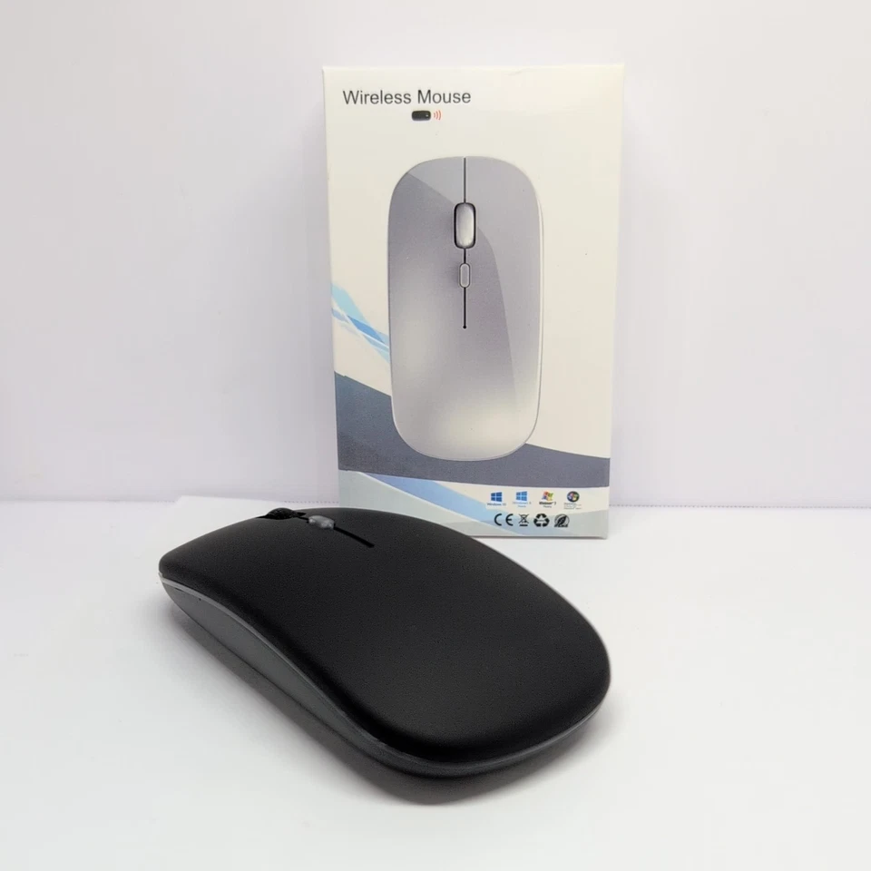 Sleek 2.4 GHz Wireless Optical Mouse For Windows -  Bluetooth - Rechargeable NEW - Image 2 of 4