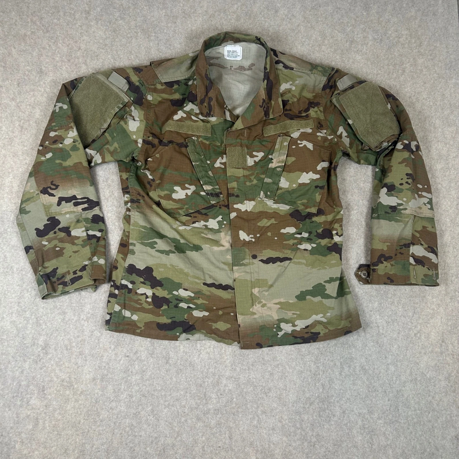 Army Combat Uniform Unisex Medium Regular Camo OCP Ripstop Coat