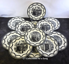 NEW Set 12 Royal Stafford Haunted House, Coven, Haunted Home Dinner Plates 11"
