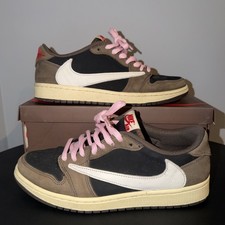 Mens Size 8.5 Nike Air Jordan 1 Low OG SP Travis Scott Mocha CQ4277-001