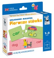 Puzzle 21 ElementóW. UkłAdanki Malucha. Angielski. Pierwsze SłóWka Kapitan Nauka