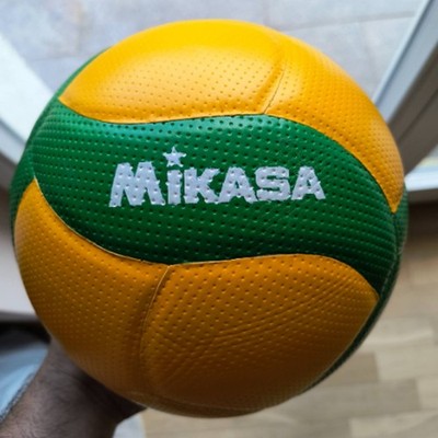 Mikasa V200W Official FIVB Volleyball Size 5 Green/Yellow 2019 Model