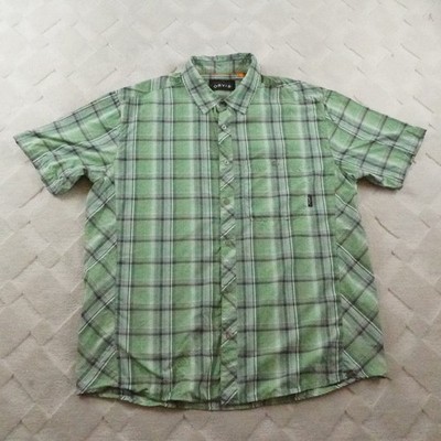 Orvis Technical Performance Shirt Mens Large Plaid Button Up Fishing Casual