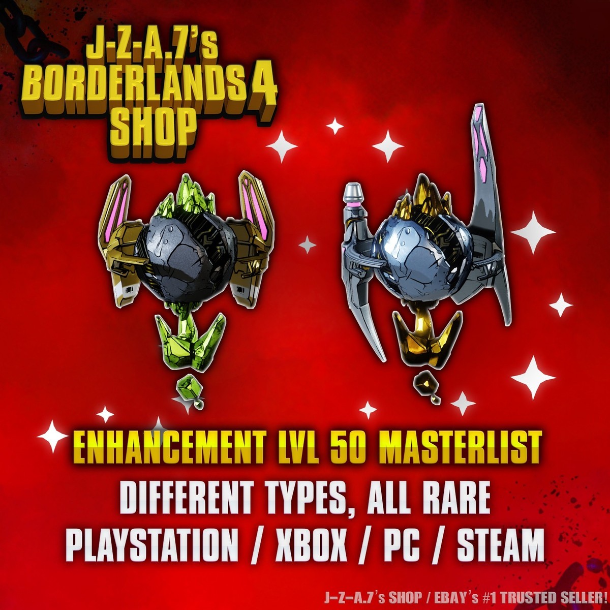 y＊s shop Borderlands 4✨ENHANCEMENT BL4 JAKOBS TORGUE MALIWAN VLADOF ✓PC