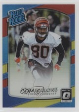 2017 Donruss Optic Rated Rookie Red & Yellow Prizm Josh Malone #171 6k8