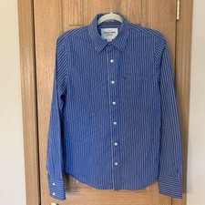 Abercrombie Fitch Men's 'Muscle' Long Sleeve Button Down Sz. S Striped