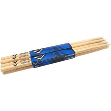 Vater Hickory Drumsticks 4 Pack - Buy 3 Get 1 Free Nylon 3A