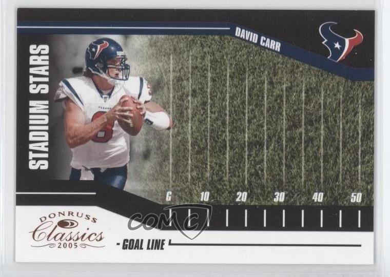 2005 Donruss Classics Stadium Stars Goal Line 364/750 David Carr #SS-14 9ap