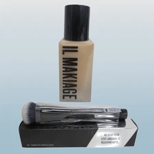 IL MAKIAG WOKE UP LIKE THIS FLAWLESS BASE FOUNDATION #40 1 OZ NWOB + #100 BRUSH